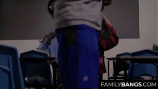 FamilyBangs.com ⭐ Naughty Teacher Seduces her Teen in School Room, Casey Calvert, Mona Wales